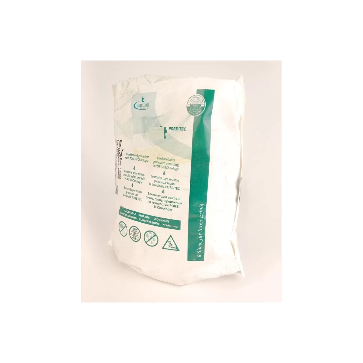 Bentonitas NaCalit® PORE-TEC Erbslöh|Gamybos medžiagos Bentonitas NaCalit® PORE-TEC Erbslöh|Gamybos medžiagos