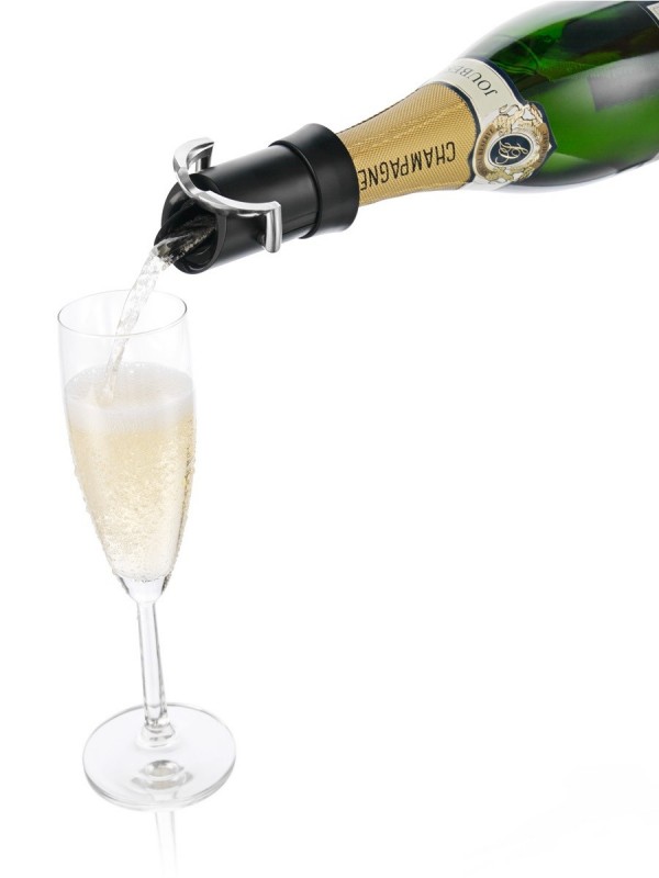 šampano butelio serviravimas Vacu Vin