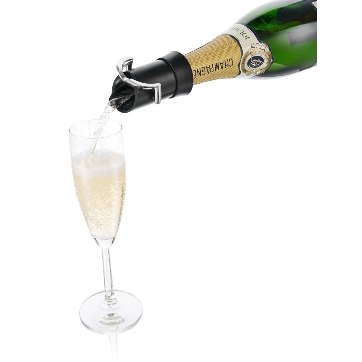 šampano butelio serviravimas Vacu Vin