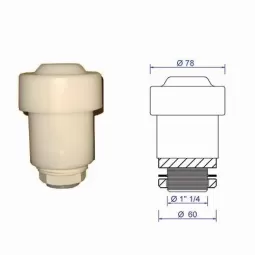 Oro vožtuvas su šąratu