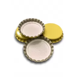 Metalinis karūninis kamštis 26 mm, raudonos spalvos|Metaliniai karūniniai