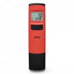 Elektroninis pH ir temperatūros matavimo prietaisas su 0.1 skiriamąja geba