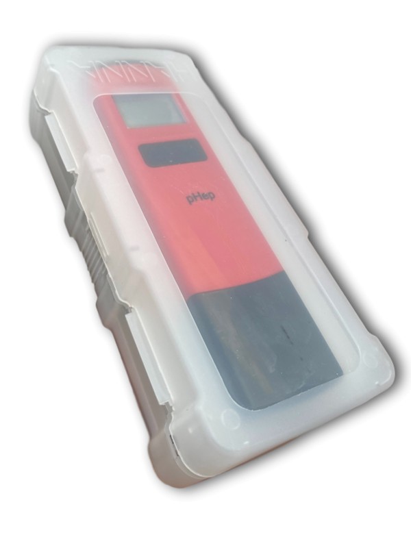 Elektroninis pH ir temperatūros matavimo prietaisas su 0.1 skiriamąja geba