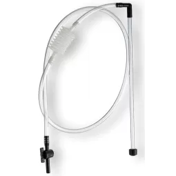 Perpylimo sifonas 45cm vamzdeliu, su pompa ir kraneliu