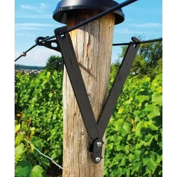 Vielos dvipusis laikiklis 400 mm reguliuojamas