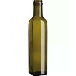 Stiklinis butelis aliejui Marasca, 0,25l.