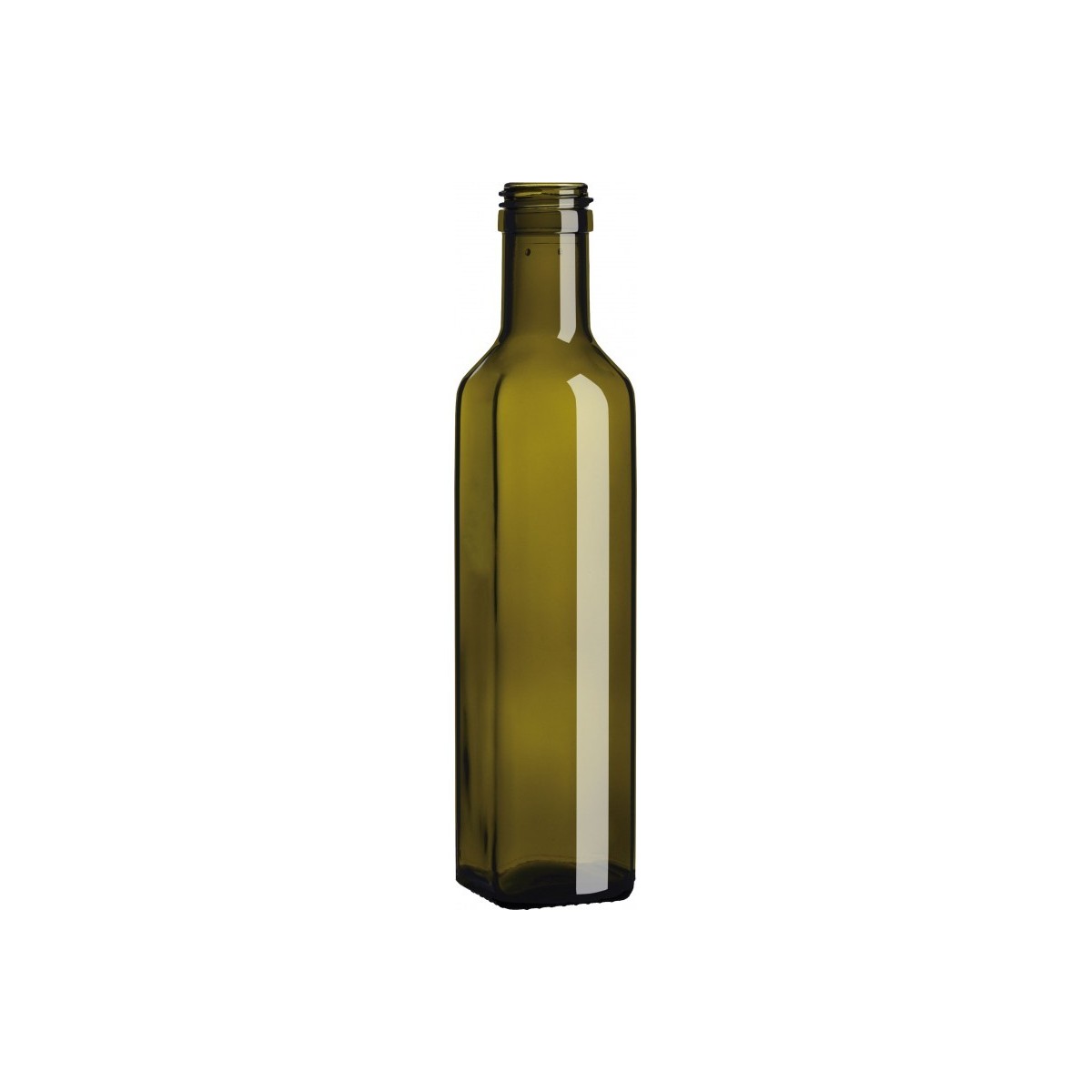 Stiklinis butelis aliejui Marasca, 0,25l.