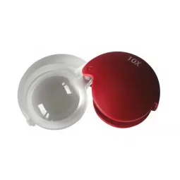 Kišeninė lupa 10x didinimas lęšis 30 mm