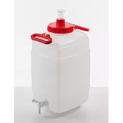 Plastikinė talpa fermentacijai 25 ltr su užsukamu dangčiu