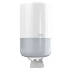 Popieriaus dozatorius Centerfeed M1 rulonams, baltas