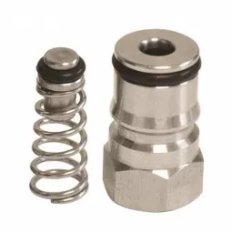 Jungtis nerūdijančio plieno, aukšto slėgio statinei (keg)