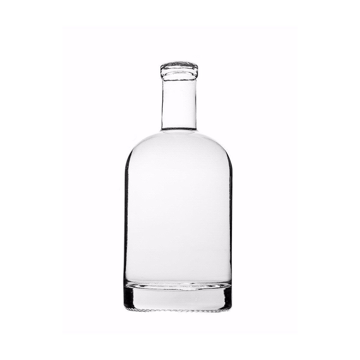 Stiklinis butelis aliejui RDB, 0,5l, skaidrus, 986 buteliai