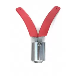 Užsukamų kamštelių žiedo užspaudėjas 31.5, raudonos rankenos