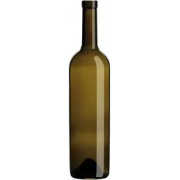 Stiklinis butelis Bordelesa VIP 750ml , rudas, 1350 buteliai