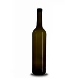 Stiklinis vyno butelis Bordeaux 518g. 750 ml, rudas (1392 buteliai)