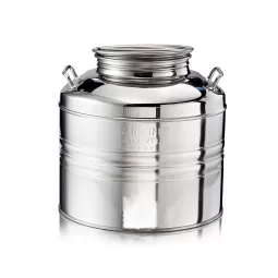 Nerūdijančio plieno kanistras valcuotos siūlės be kranelio