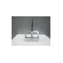 Sansone nerūdijančio plieno laikiklis dviem buteliams