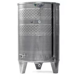 Nerūdijančio plieno statinė atvira su trim kojomis, su 2 vėsinimo marškiniais Zottel