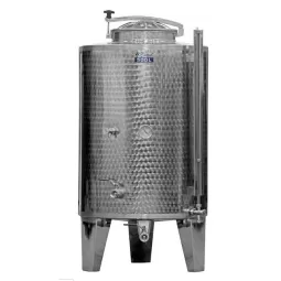 Nerūdijančio plieno uždara statinė su dangčiu Zottel