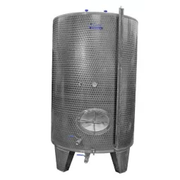 Nerūdijančio plieno uždara statinė su dangčiu ir anga Zottel