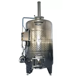 Nerūdijančio plieno uždaras Uždaras fermentatorius su stumokliu Zottel