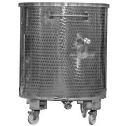 Nerūdijančio plieno maišymo talpos ant ratukų su maišymo jungtimi Zottel