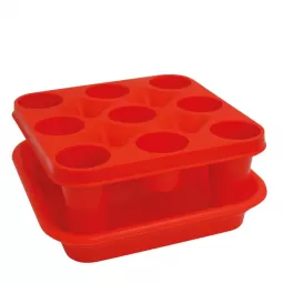 Praktiškas, sukraunamas ir lengvas, idealiai tinka nusausinti ir laikyti iki 9 butelių x 330 arba 500 ml.