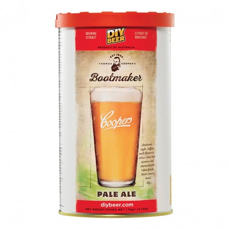 Alaus gamybos rinkinys Coopers Bootmaker Pale Ale 1,7 kg 23 ltr.