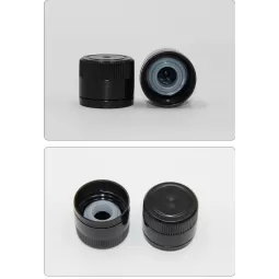 Užsukamas plastikinis aliejaus kamštelis su piltuvėliu PP31.5