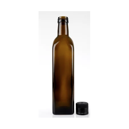Aliejaus butelis Marasca Econle 500ml , rudas, paletė 2720 buteliai