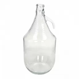 Stiklinis indas Demijohn 5 ltr su rankena