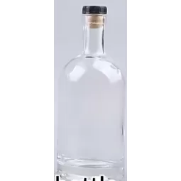 Stiklinis butelis RDB Econle, 0,5l, skaidrus, 1968 buteliai