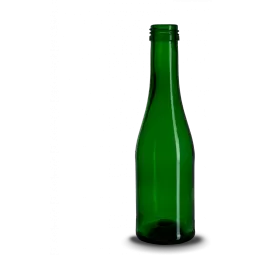 Stiklinis butelis Sekt 200 ml, žalias, paletė 420