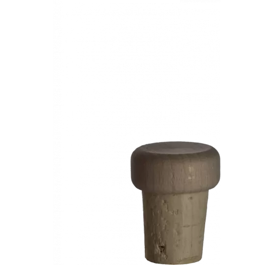 Stiklinis butelis Naujametinė eglutė su kamščiu 1 vnt|Stikliniai buteliai