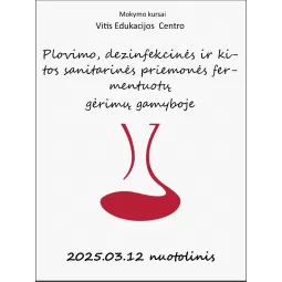 Plovimo, dezinfekcinės ir kitos sanitarinės priemonės fermentuotų gėrimų gamyboje