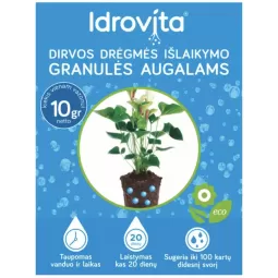 Dirvos drėgmės išlaikymo granulės augalams Idrovita, pakuotė: 10g