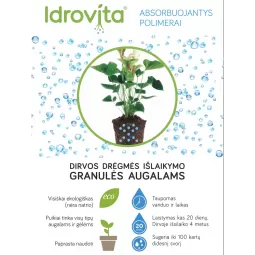 Dirvos drėgmės išlaikymo granulės augalams Idrovita