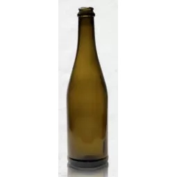 Stiklinis butelis Champagne 750 ml, rudas, pakuotė 8 vnt