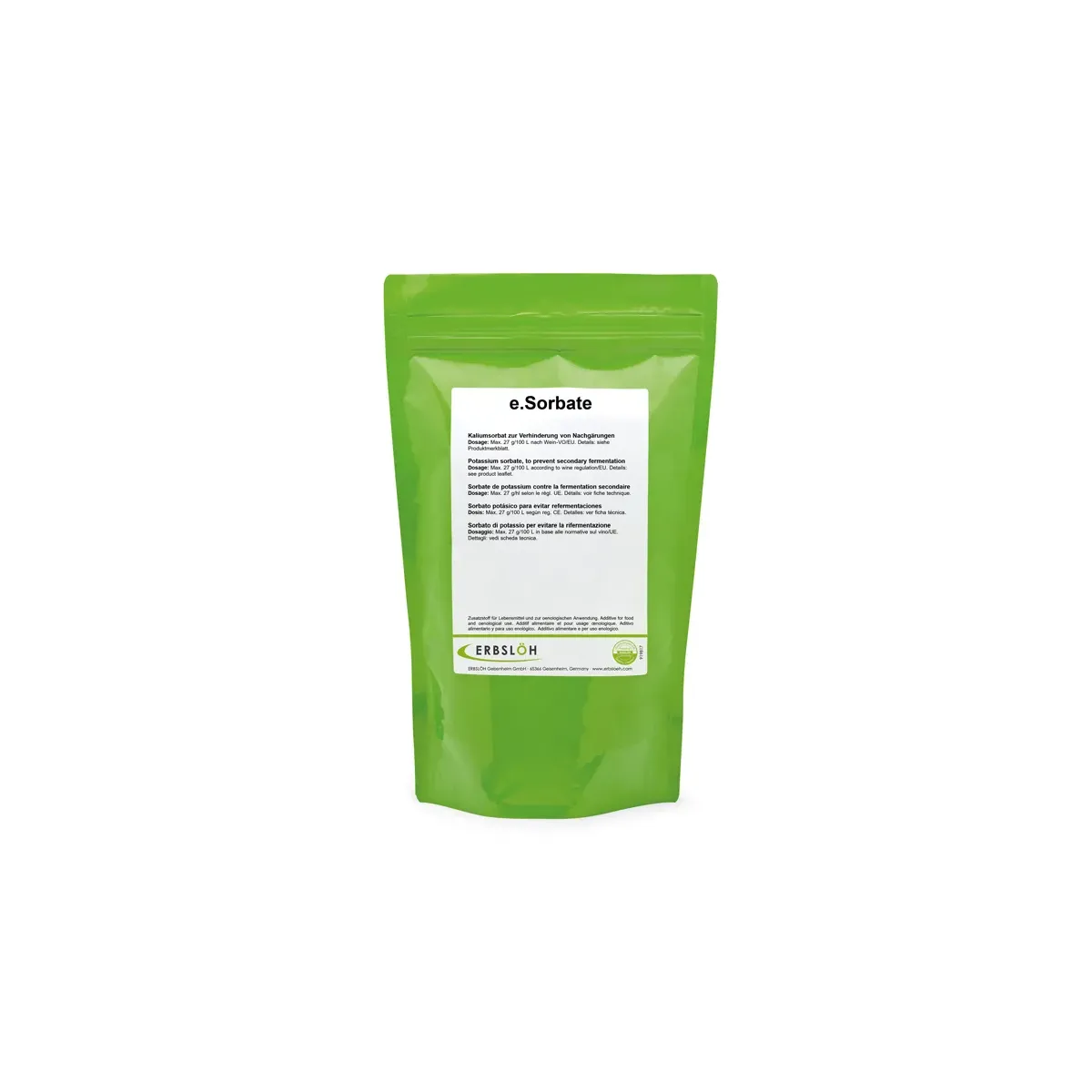 Stabilizatorius e.Sorbate (Vinosorb® neu) Erbslöh|Stabilizatorius