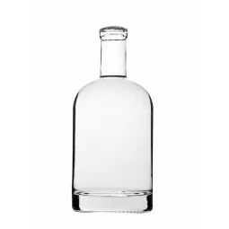 Stiklinis butelis aliejui RDB, 0,5l, skaidrus, 986 buteliai