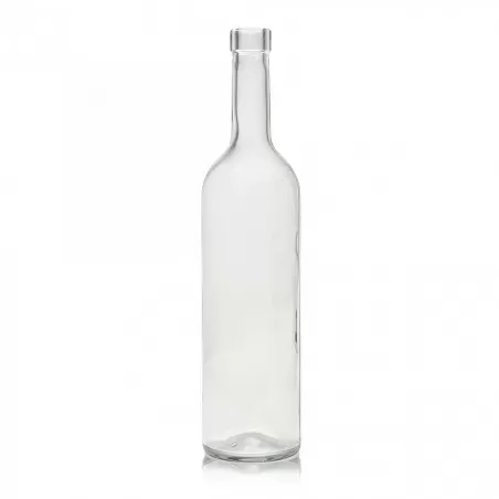 Stiklinis butelis "Bordeaux 310" 750ml , skaidrus, pakuotė 8 vnt|Stikliniai buteliai