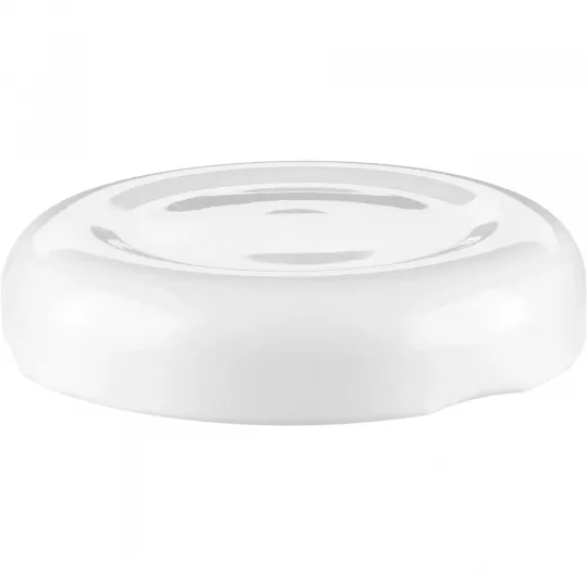 Užsukamas dangtelis stiklainiams TOP-38, baltos spavos|Butelių kamščiai