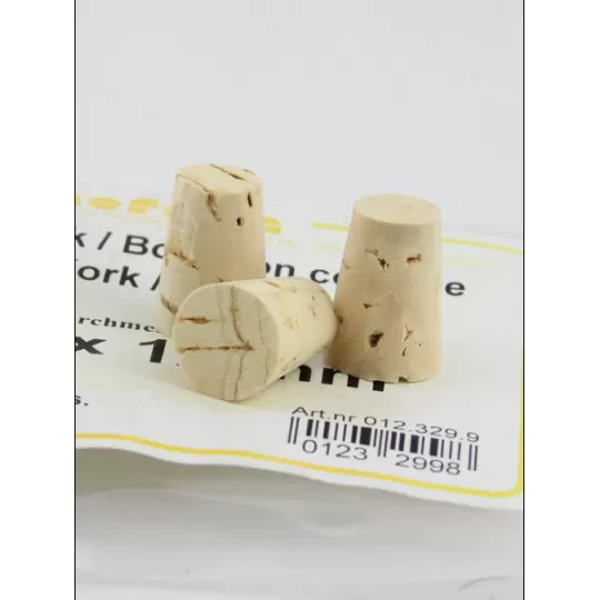 Natūralus konusinis kamštis|Užspaudžiami ranka