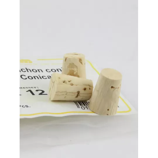 Natūralus konusinis kamštis|Užspaudžiami ranka