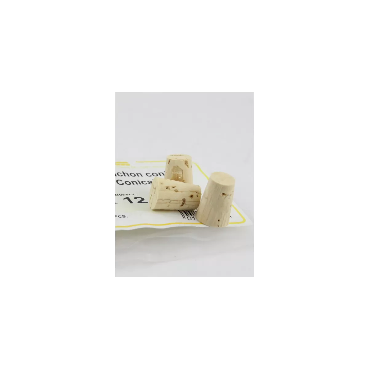 Natūralus konusinis kamštis|Užspaudžiami ranka